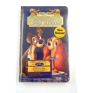 Lady and the Tramp VHS Movie 1998 - Disney Masterpiece Collection - NEW SEALED!!